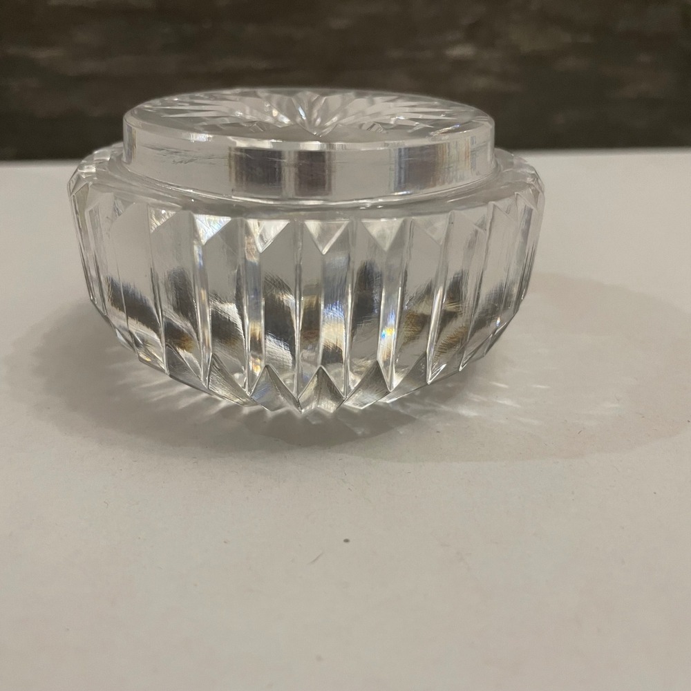Waterford Crystal Paperweight faceted Cut crystal Decorative 1.5"x3" - Picture 3 of 5